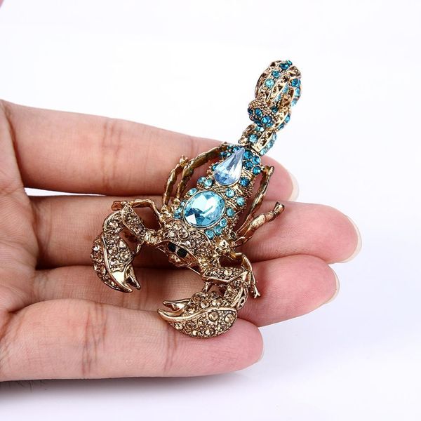 tuliper scorpion brooch for women animal insect pins rhinestone crystal broche femme party jewelry gift kpop 201009, Gray
tuliper scorpion brooch for women animal insect pins rhinestone crystal broche femme party jewelry gift kpop 201009, Gray