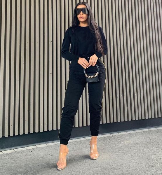 designer womens sportswear pink tracksuit long sleeve jacket pants tow pieces set hoodie legging 2 piece set outfits bodycon sports set, Gray
designer womens sportswear pink tracksuit long sleeve jacket pants tow pieces set hoodie legging 2 piece set outfits bodycon sports set, Gray