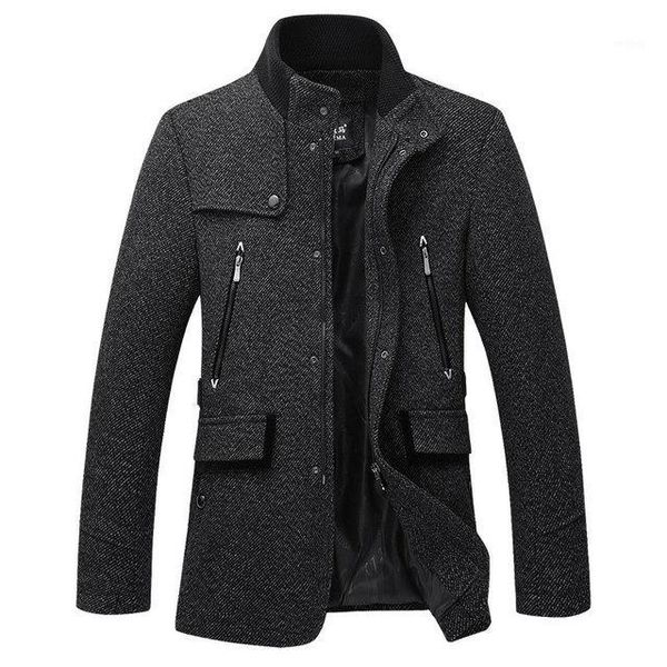 winter mens wool coat and jacket men warm woolen jacket and overcoat male warm plus thick coat oat1, Black;brown 
winter mens wool coat and jacket men warm woolen jacket and overcoat male warm plus thick coat oat1, Black;brown
