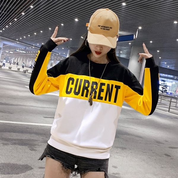 kby7o шеи футболки женщины весной топ sweaterhoodie sweaterand осенью модно пассив футболка ин круглых с длинными рукавами печатных рыхлой б, Black
kby7o шеи футболки женщины весной топ sweaterhoodie sweaterand осенью модно пассив футболка ин круглых с длинными рукавами печатных рыхлой б, Black