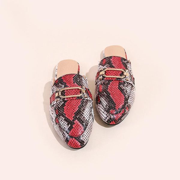 slippers 2021 women shoes chain sandal snake leather mules flats comfy dress slide chausson non slip outdoor, Black
slippers 2021 women shoes chain sandal snake leather mules flats comfy dress slide chausson non slip outdoor, Black