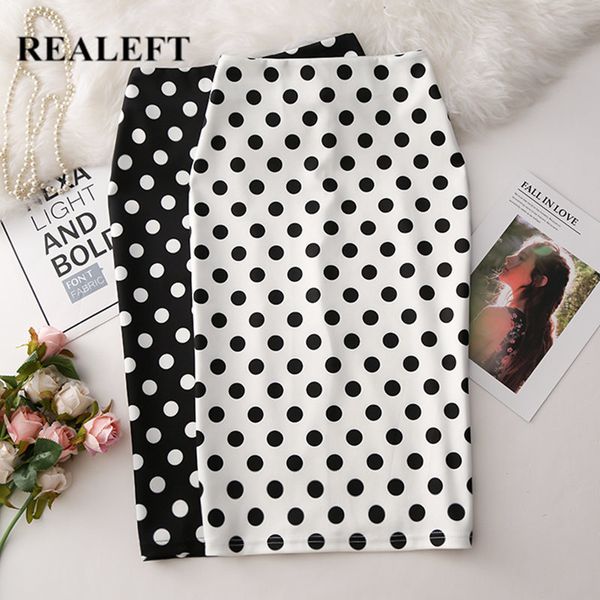 realeft women polka dots printed pencil wrap skirts new arrival high waist knee-length bodycon sheath midi skirts office ladies y200326, Black
realeft women polka dots printed pencil wrap skirts new arrival high waist knee-length bodycon sheath midi skirts office ladies y200326, Black