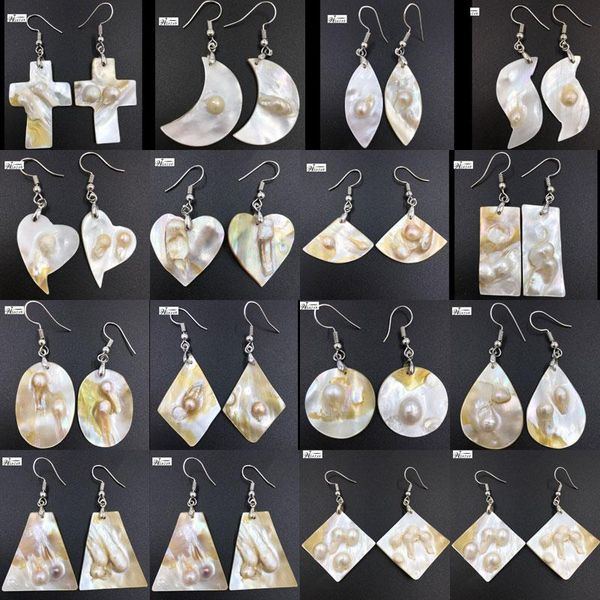 dangle & chandelier beautiful mother of pearl shell women men beads earring wb694, Silver
dangle & chandelier beautiful mother of pearl shell women men beads earring wb694, Silver