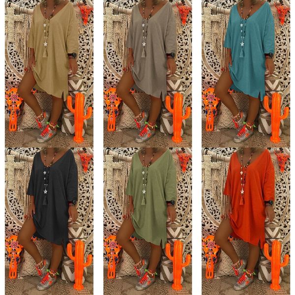 women's long sleeve loose solid color women's long sleeve dress loose solid color dress vnbpo, Black;gray
women's long sleeve loose solid color women's long sleeve dress loose solid color dress vnbpo, Black;gray