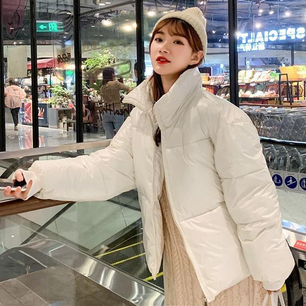 women winter glossy parka warm thicken ladies coat short stand collar coats parka womens jackets1, Black
women winter glossy parka warm thicken ladies coat short stand collar coats parka womens jackets1, Black
