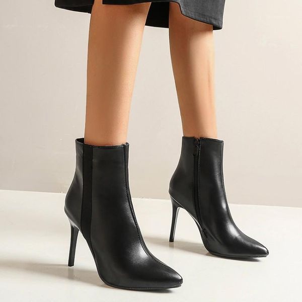 women's high heel and short boots 2021 new winter fashion women's boots1, Black
women's high heel and short boots 2021 new winter fashion women's boots1, Black