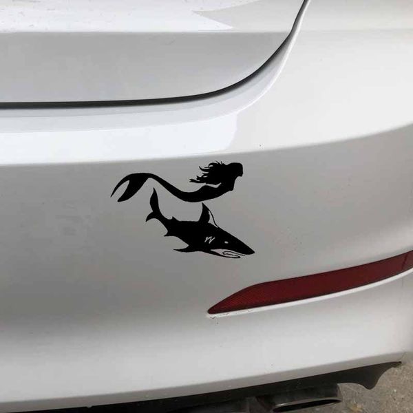 car sticker personality decal car sticker shark mermaid girl marine car sticker creative waterproof black/white, 16cm*11cm
car sticker personality decal car sticker shark mermaid girl marine car sticker creative waterproof black/white, 16cm*11cm