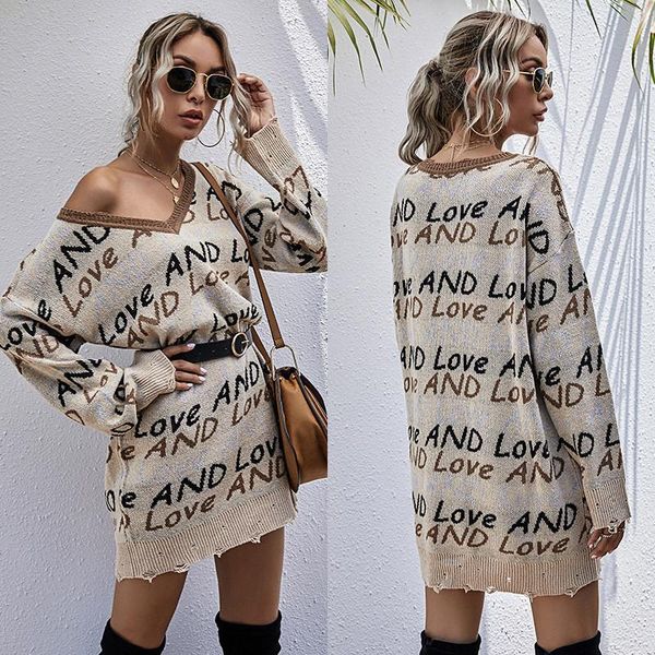 casual dresses 2021 arrival women knitted dress elegant csaual print lantern sleeves loose mini, Black;gray
casual dresses 2021 arrival women knitted dress elegant csaual print lantern sleeves loose mini, Black;gray