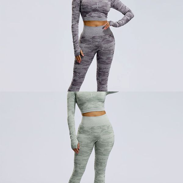 2pcs camo seamless yoga set sportswear women fitness clothing booty gym leggings+long sleeve crop sport suit workout clothes c0122, Black;white
2pcs camo seamless yoga set sportswear women fitness clothing booty gym leggings+long sleeve crop sport suit workout clothes c0122, Black;white