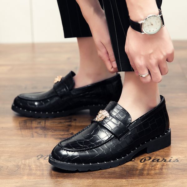 luxury shoes handmade mens casual shoes fashion mens dress shoes leather for men slip on leather large size 38-48, Black
luxury shoes handmade mens casual shoes fashion mens dress shoes leather for men slip on leather large size 38-48, Black