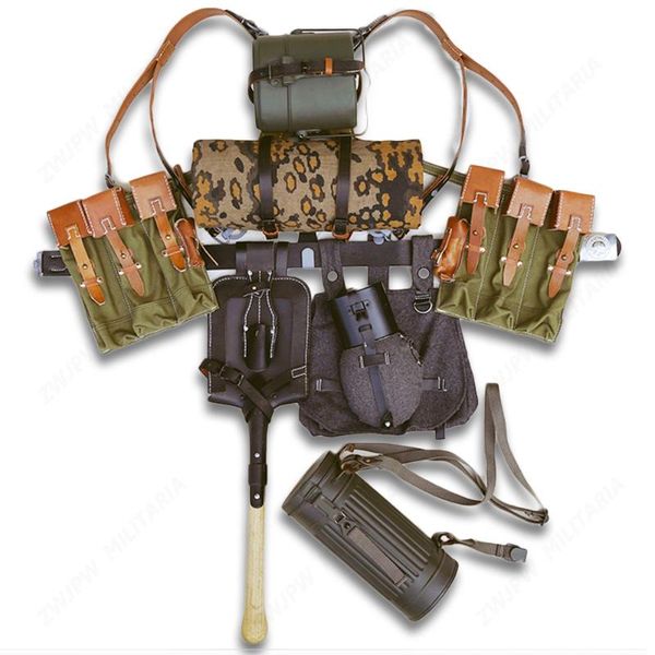 outdoor hats wwii german army mp44/stg canvas field gear package soldier equipment combination collection war reenactments, Black;white
outdoor hats wwii german army mp44/stg canvas field gear package soldier equipment combination collection war reenactments, Black;white