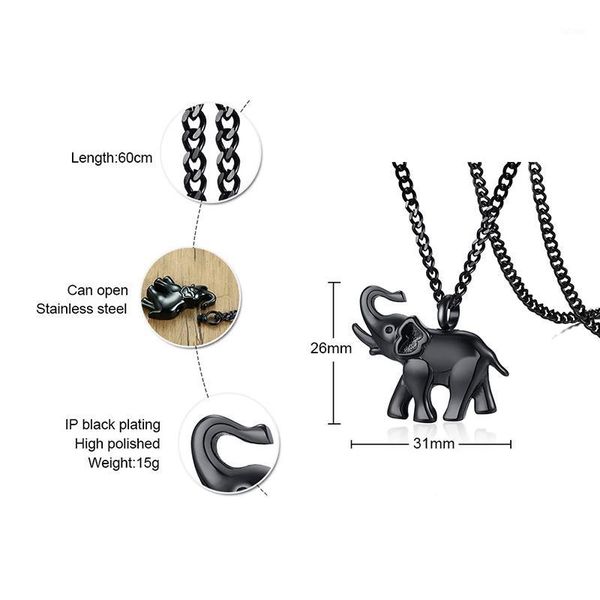 stainless steel jewelry on the neck custom black necklaces mens large elephant pendant animal chains necklace male accessories1, Silver
stainless steel jewelry on the neck custom black necklaces mens large elephant pendant animal chains necklace male accessories1, Silver