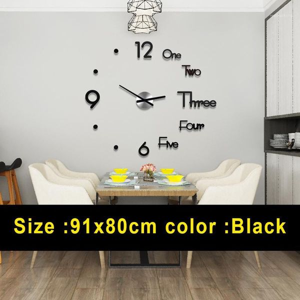 wall clocks creative diy large clock 3d sticker modern design decorative for home decoration d61
wall clocks creative diy large clock 3d sticker modern design decorative for home decoration d61