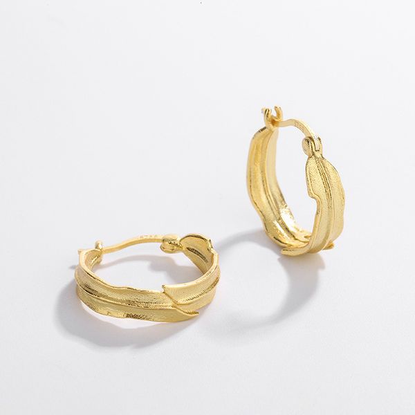 pure silver s925 korean indifference earrings irregular concave convex texture earrings feminine versatile silver jewelry, Golden
pure silver s925 korean indifference earrings irregular concave convex texture earrings feminine versatile silver jewelry, Golden