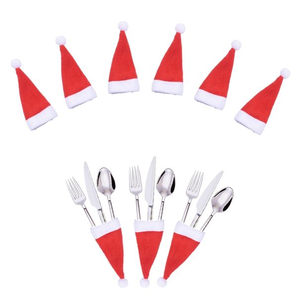 10pcs decorative tableware mini caps pocket knife fork spoon holders christmas table decoration for home xmas supplies
10pcs decorative tableware mini caps pocket knife fork spoon holders christmas table decoration for home xmas supplies