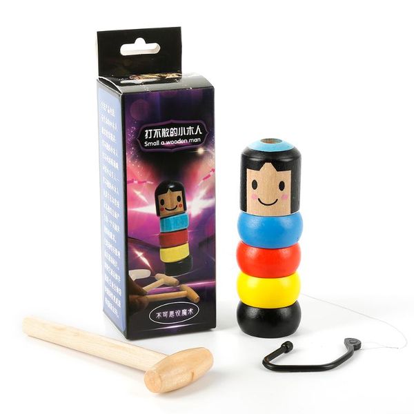 interesting wood toy immortal standing can't beat wooden man magic tricks close up stage magic props fun gift party decoration
interesting wood toy immortal standing can't beat wooden man magic tricks close up stage magic props fun gift party decoration