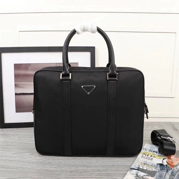 mens classic black nylon with leather casual shoulder crossbody handbag parachute cloth business briefcase
mens classic black nylon with leather casual shoulder crossbody handbag parachute cloth business briefcase