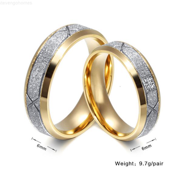 316l stainless steel couple wedding rings with 6mm frosted design name engraving, Silver
316l stainless steel couple wedding rings with 6mm frosted design name engraving, Silver
