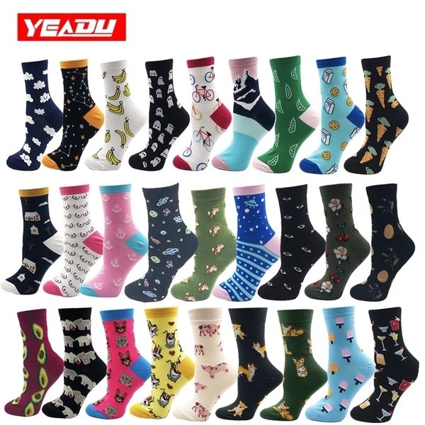 yeadu 85% cotton women's harajuku colorful cartoon cute funny kawaii dog cat pig fox space socks for female christmas gift
yeadu 85% cotton women's harajuku colorful cartoon cute funny kawaii dog cat pig fox space socks for female christmas gift