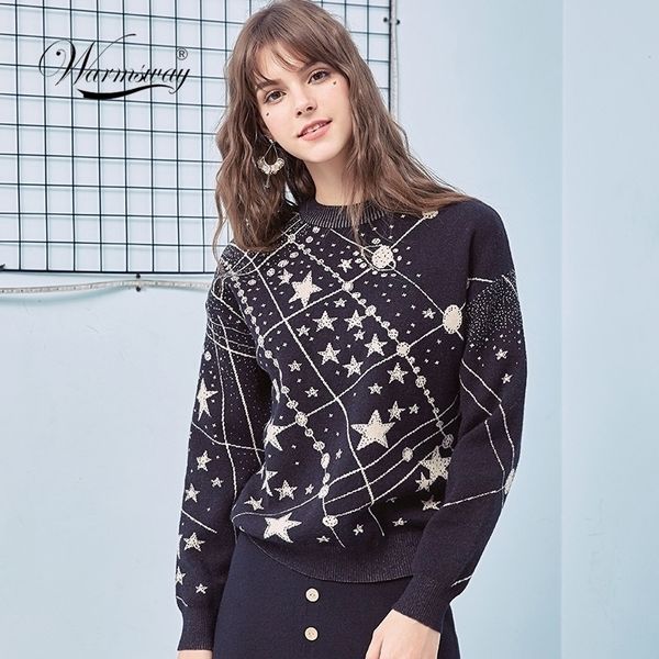retro galaxy star pattern sweater women vintage long sleeve jumpers autumn winter ladies jacquard sweaters pullovers c-285 201109, White;black
retro galaxy star pattern sweater women vintage long sleeve jumpers autumn winter ladies jacquard sweaters pullovers c-285 201109, White;black