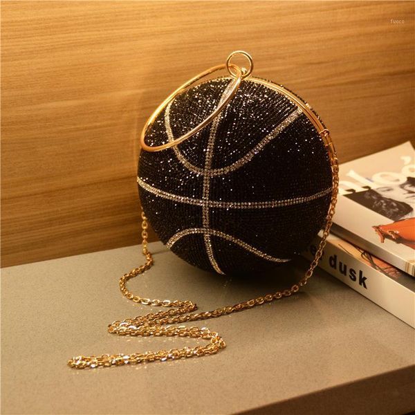 evening bags style personalized rubber diamond spherical diagonal handbag rhinestone basketball dinner bag chain women1
evening bags style personalized rubber diamond spherical diagonal handbag rhinestone basketball dinner bag chain women1