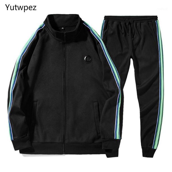 men sweatshirt 2 pieces casual tracksuit 2020 striped sportswear set spring autumn men's sets jacket+pants sporting hoodies suit1, Gray
men sweatshirt 2 pieces casual tracksuit 2020 striped sportswear set spring autumn men's sets jacket+pants sporting hoodies suit1, Gray