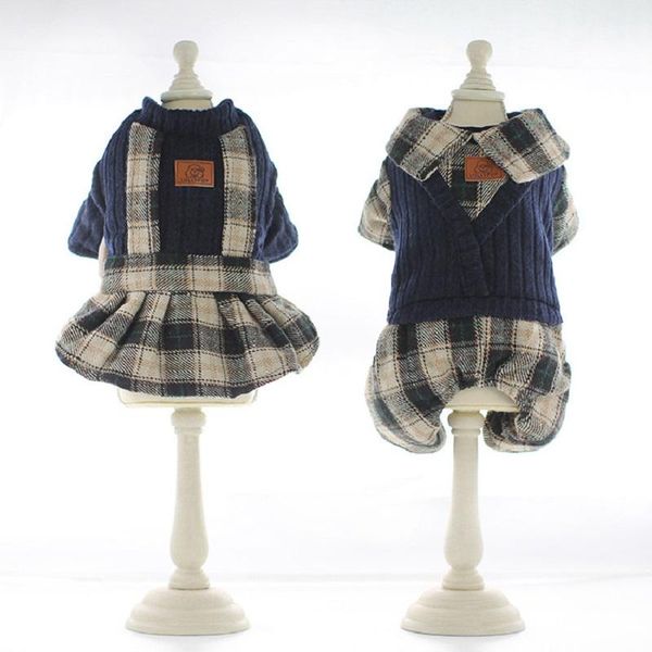 warm winter jumpsuit for dogs plaid dog dress coat clothes for small dogs soft inside xs s m l xl
warm winter jumpsuit for dogs plaid dog dress coat clothes for small dogs soft inside xs s m l xl