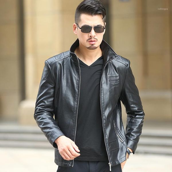 kuyomens 2020 mens leather jacket pu zippers slim coats cutting autumn winter coat leather basic men jackets m-4xl1, Black
kuyomens 2020 mens leather jacket pu zippers slim coats cutting autumn winter coat leather basic men jackets m-4xl1, Black