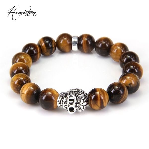 thomas style big tiger's eye bead and skull with lily design beads elastic bracelet, rebel heart style jewelry for men ts b263 y200730, Black
thomas style big tiger's eye bead and skull with lily design beads elastic bracelet, rebel heart style jewelry for men ts b263 y200730, Black