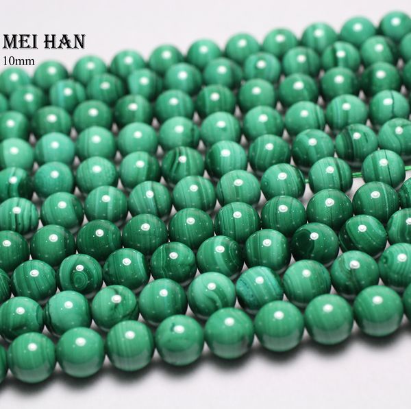 meihan natural green malachite 9.5-10mm smooth round european beads stone for jewelry making design stone diy bracelet 200930, Black
meihan natural green malachite 9.5-10mm smooth round european beads stone for jewelry making design stone diy bracelet 200930, Black