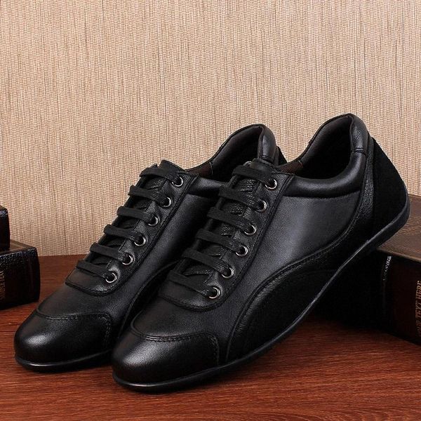 men genuine leather shoes outdoor fashion designer leisure lace up men shoes classic black flats shoes big size 48 l5 #fh4w
men genuine leather shoes outdoor fashion designer leisure lace up men shoes classic black flats shoes big size 48 l5 #fh4w