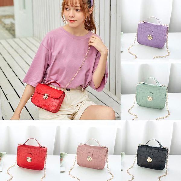 2020 fashion classic crocodile pattern shoulder handbag women small square crossbody bag lightweight chain strap messenger purse
2020 fashion classic crocodile pattern shoulder handbag women small square crossbody bag lightweight chain strap messenger purse