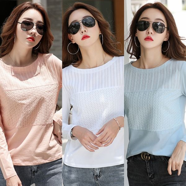 wh0rk autumn 2020 new design tt-shirtembroidered l long t-shirtwomen's pure cotton lace embroidered t-shirt slim bottoming shirt lvubg, White
wh0rk autumn 2020 new design tt-shirtembroidered l long t-shirtwomen's pure cotton lace embroidered t-shirt slim bottoming shirt lvubg, White