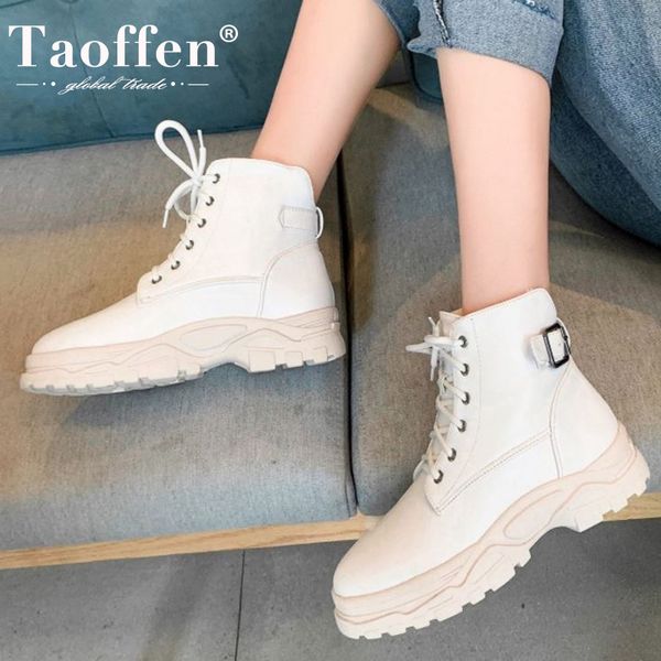 taoffen women new fashion plus size 29-46 warm ankle boots thick sole pu leather casual winter shoes woman short summer footwear 201020, Black
taoffen women new fashion plus size 29-46 warm ankle boots thick sole pu leather casual winter shoes woman short summer footwear 201020, Black