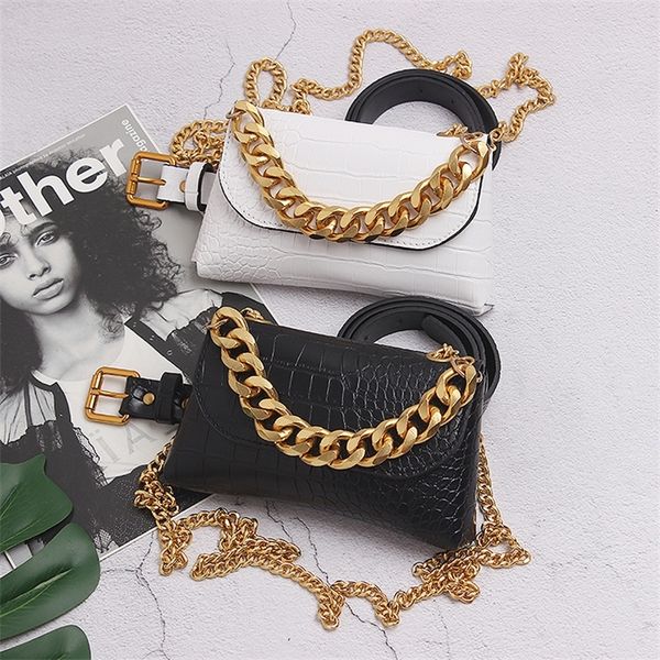 women gold chain belt bag fashion 2020 snake skin pattern pu black belts designer belts white t200427, Black;brown
women gold chain belt bag fashion 2020 snake skin pattern pu black belts designer belts white t200427, Black;brown