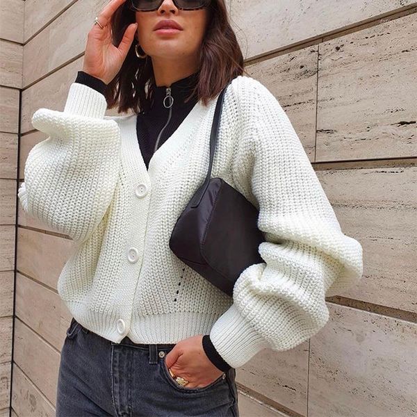 solid casual oversize warm knitted cardigan women 2020 autumn new long sleeve short knitwear winter women sweater1, White
solid casual oversize warm knitted cardigan women 2020 autumn new long sleeve short knitwear winter women sweater1, White