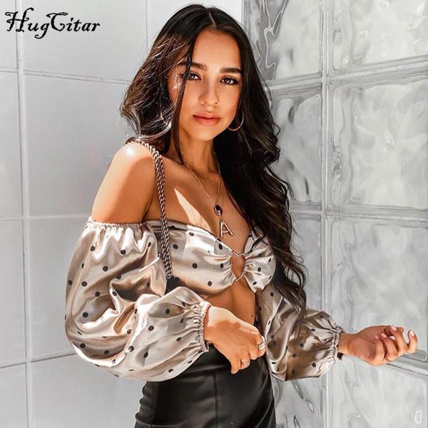 hugcitar 2020 long sleeve slash neck polka dote extra crop autumn winter women streetwear outfits club t-shirts1, White
hugcitar 2020 long sleeve slash neck polka dote extra crop autumn winter women streetwear outfits club t-shirts1, White