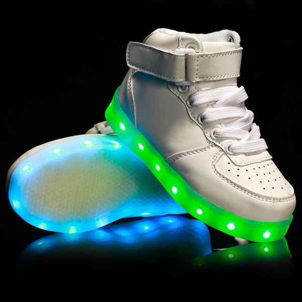25-42 usb luminous for children shoes size with light up sole kids boys girls glowing sneakers led slippers, Black
25-42 usb luminous for children shoes size with light up sole kids boys girls glowing sneakers led slippers, Black