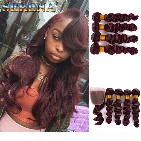 indian 99j loose wave hair 4 bundles with lace closure with baby hair loose lace closure with wine red hair extensions weaves closure, Black;brown
indian 99j loose wave hair 4 bundles with lace closure with baby hair loose lace closure with wine red hair extensions weaves closure, Black;brown
