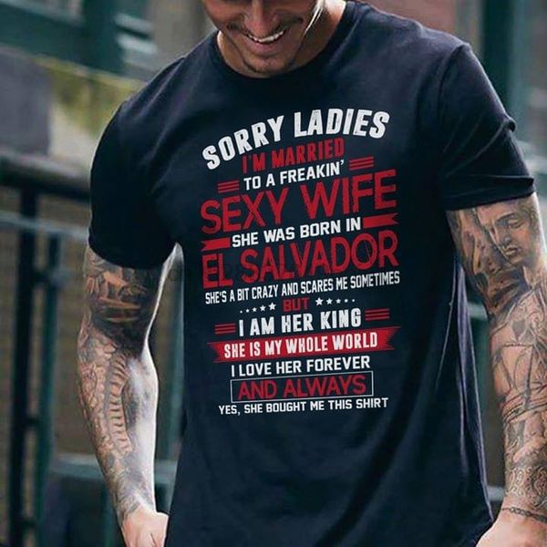 sorry ladies im married to freakin wife she was born in el salvador t-shirt sport hooded sweatshirt hoodie
sorry ladies im married to freakin wife she was born in el salvador t-shirt sport hooded sweatshirt hoodie