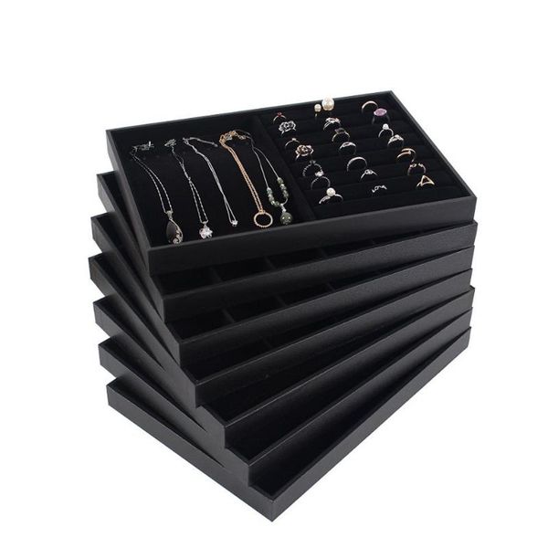 black brand new quality jewelry trays display holder bracelet ring earring necklace pendant box case jewelry storage organizer, Pink;blue
black brand new quality jewelry trays display holder bracelet ring earring necklace pendant box case jewelry storage organizer, Pink;blue