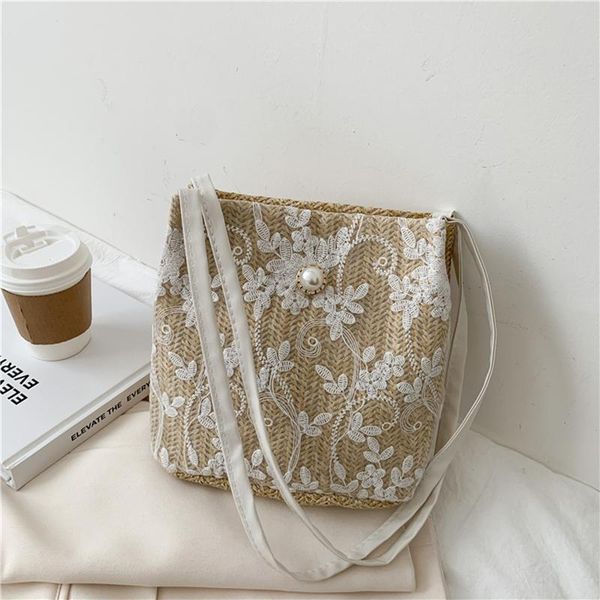 lace straw women's handbags fashion tote bag literary shoulder bags for women flower bucket shopping straw bags bolsa feminina
lace straw women's handbags fashion tote bag literary shoulder bags for women flower bucket shopping straw bags bolsa feminina