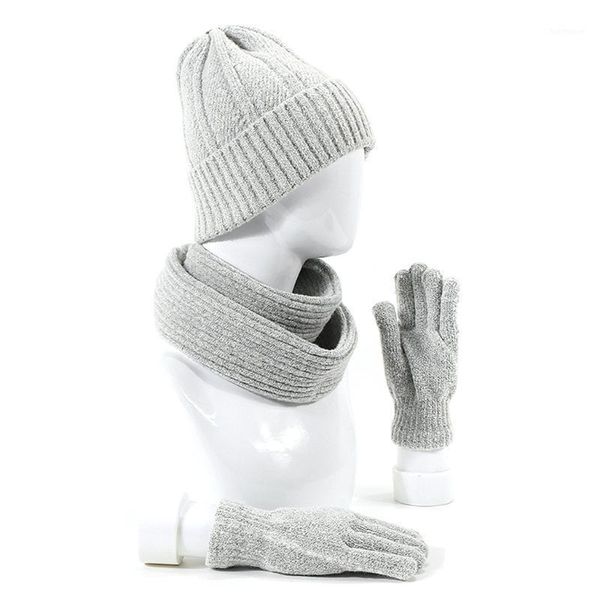 3pcs men women knitted beanie hat scarf gloves set thick winter warm cap a2ua1, Blue;gray
3pcs men women knitted beanie hat scarf gloves set thick winter warm cap a2ua1, Blue;gray