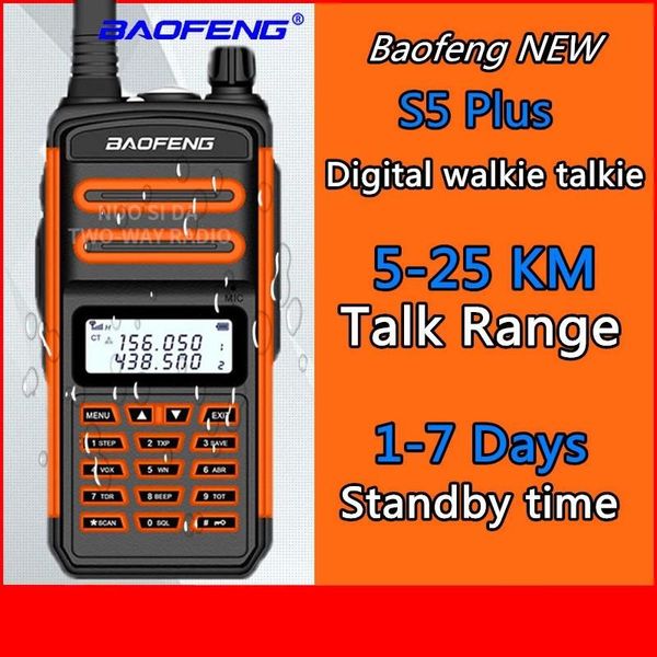 baofeng s5plus 8w potente walkie talkie cb radio transceiver 5-25km lungo raggio radio portatile vhf marine two way
baofeng s5plus 8w potente walkie talkie cb radio transceiver 5-25km lungo raggio radio portatile vhf marine two way