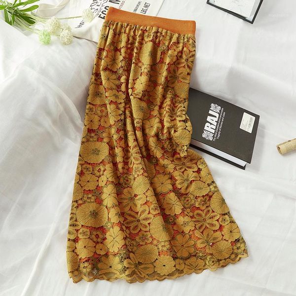 bunches of flowers embroidery romantic layers lace skirt lolita 2020 spring1, Black
bunches of flowers embroidery romantic layers lace skirt lolita 2020 spring1, Black