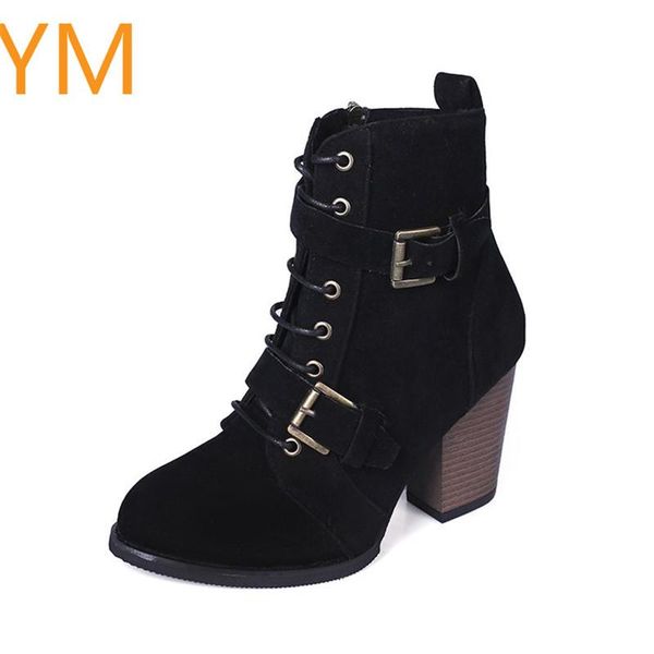 boots 2021 women fashion thick heel buckle ankle lace up zapatos de mujer zipper motorcycle size 35-43, Black
boots 2021 women fashion thick heel buckle ankle lace up zapatos de mujer zipper motorcycle size 35-43, Black