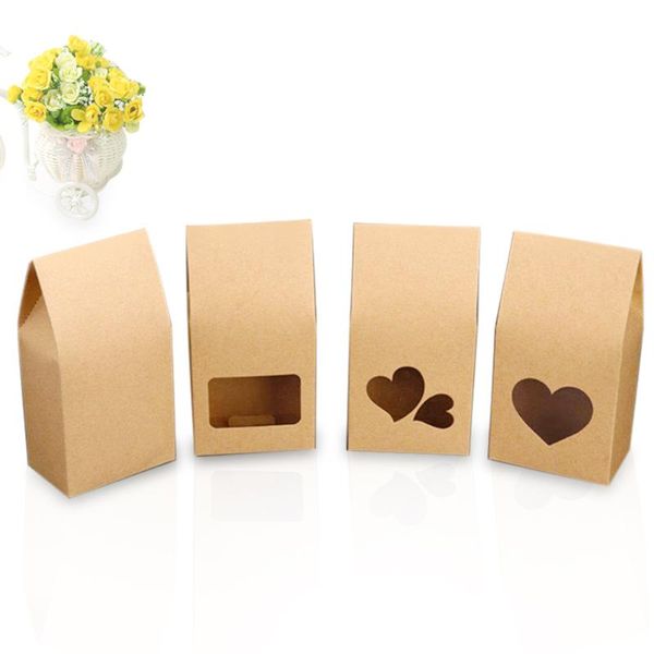 10pcs kraft paper gift candy pcaking box portable pastry bag visible biscuit baking cake packaging wedding favour shopping bags
10pcs kraft paper gift candy pcaking box portable pastry bag visible biscuit baking cake packaging wedding favour shopping bags