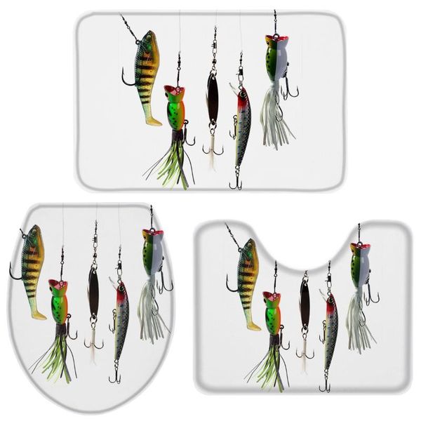 bath accessory set go fishing bathroom toilet cover mat pedestal rug non-slip accessories home doormat
bath accessory set go fishing bathroom toilet cover mat pedestal rug non-slip accessories home doormat
