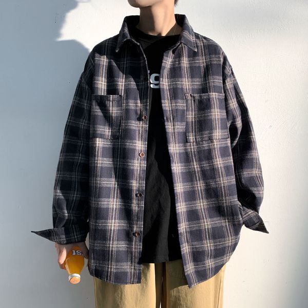 2021 new privathinker 2021 men's casual oversize plaid woman japanese style shirts streetwear man fashion shirt clothing vintage zist, White;black
2021 new privathinker 2021 men's casual oversize plaid woman japanese style shirts streetwear man fashion shirt clothing vintage zist, White;black