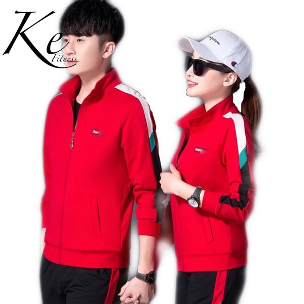 ke couple sports set cotton 100% spring autumn white red blue black casual sportswear three-piece tracksuit men sports set women, White;black
ke couple sports set cotton 100% spring autumn white red blue black casual sportswear three-piece tracksuit men sports set women, White;black